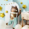 Folieballong Teddybjørn Blå