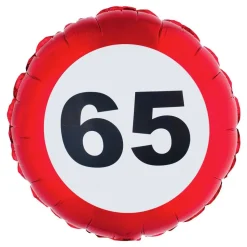 Folieballong Trafikkskilt 65