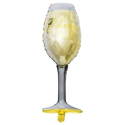 Folieballong Vinglass Cheers