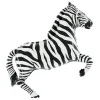 Folieballong Zebra