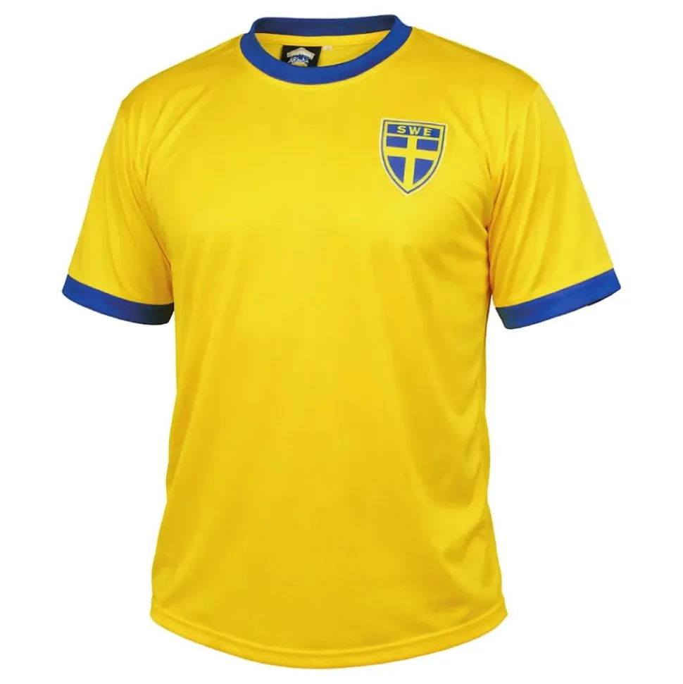 Fotballtrøye T-skjorte Sverige Supportertrøye