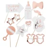 Fotoprops Baby shower Roségull