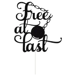 Free At Last Kakepynt