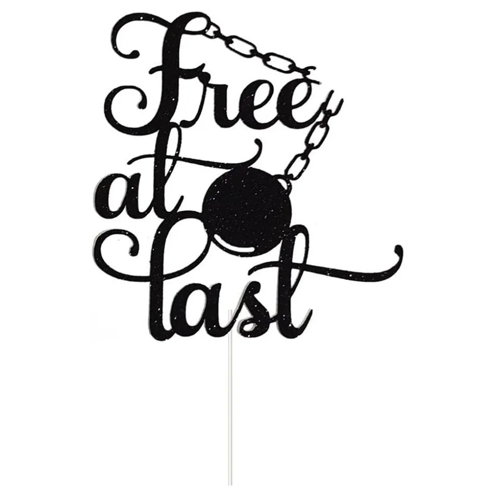 Free At Last Kakepynt