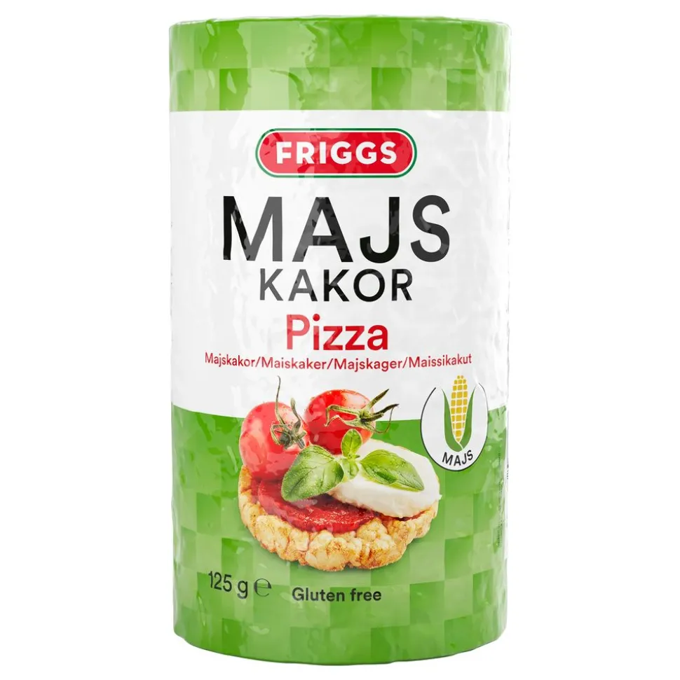 Friggs Majskaker Pizza Storpakning