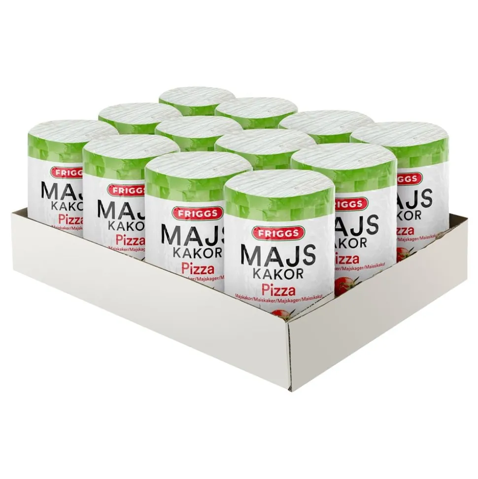 Friggs Majskaker Pizza Storpakning