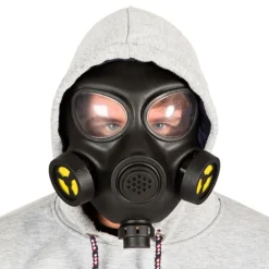 Gassmaske Svart