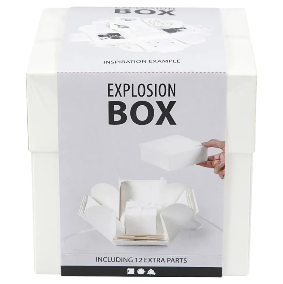 Gaveeske Explosion Box Hvit