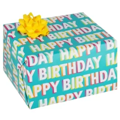Gavepapir Happy Birthday