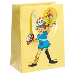 Gavepose Pippi Langstrømpe Gul