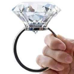 Gigantisk Diamantring