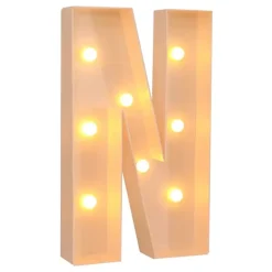 Gigantiske Bokstaver med LED-lys