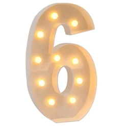 Gigantiske Tall med LED-lys