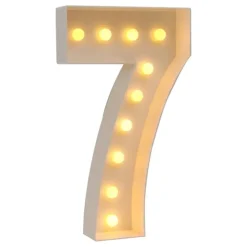 Gigantiske Tall med LED-lys