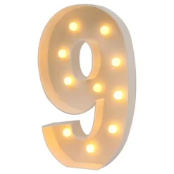 Gigantiske Tall med LED-lys