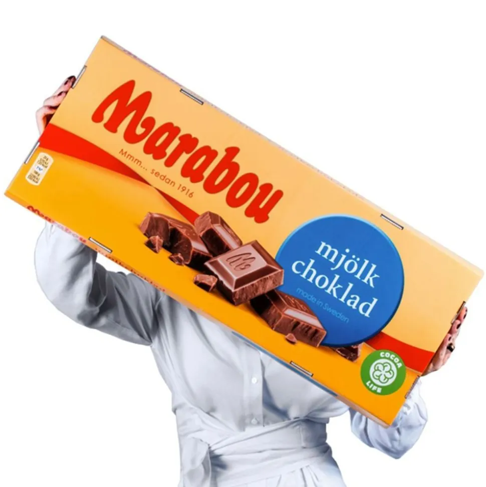 Gigantisk Marabou-sjokolade