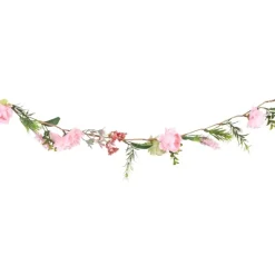 Girlander Blomster Rosa/Grønn