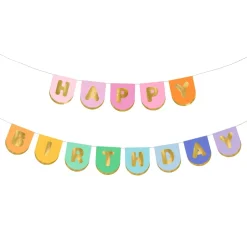 Girlander Happy Birthday Flerfarget