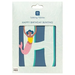 Girlander Happy Birthday Mermaid Waves