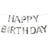 Girlander Happy Birthday Silver Fringe