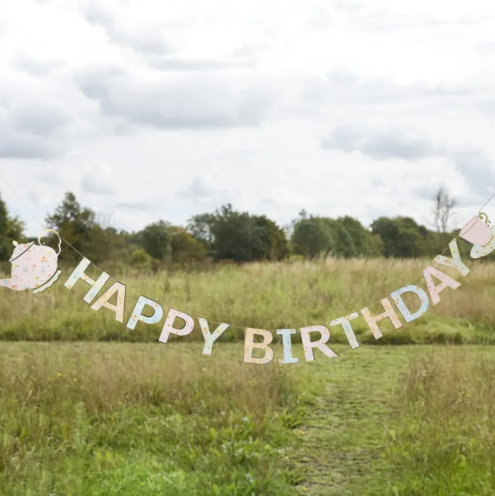Girlander Happy Birthday Tea Party