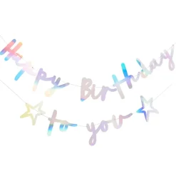 Girlander Happy Birthday To You Fargeskimrende