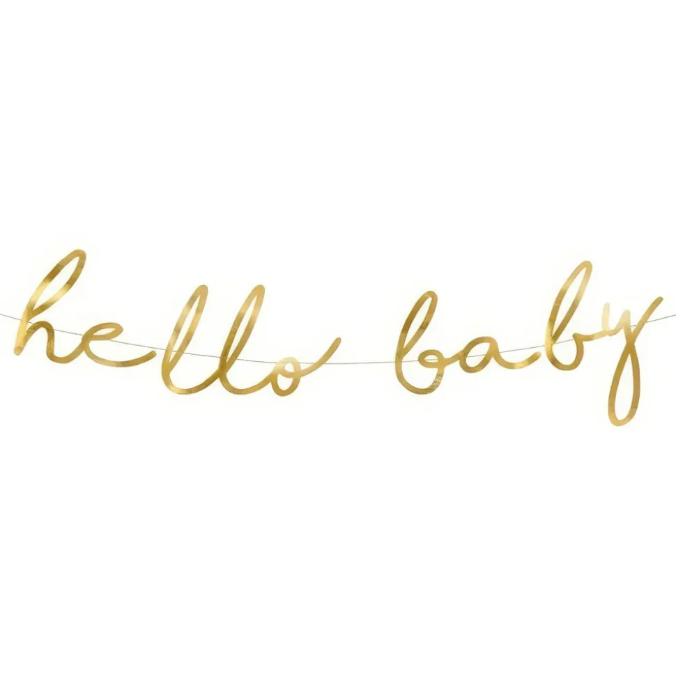 Girlander Hello Baby Gull Metallic