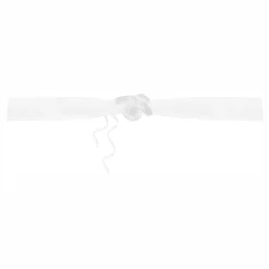Girlander Organza Hvit