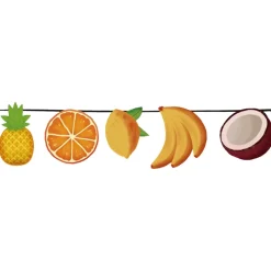 Girlander Tropisk Frukt