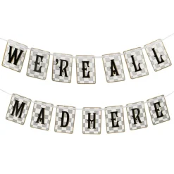 Girlander We're All Mad Here Alice Wonderland