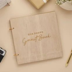 Gjestebok Our Photo Guest Book i tre-kit