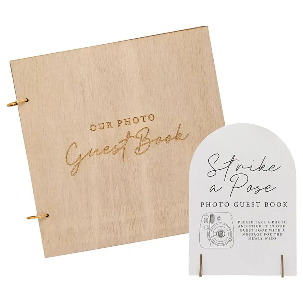 Gjestebok Our Photo Guest Book i tre-kit
