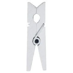 Glass Decoration Mini White Pegs