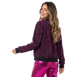 Glitterjakke Rosa