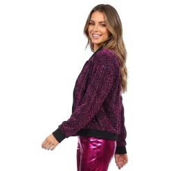 Glitterjakke Rosa