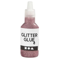 Glitterlim på Flaske