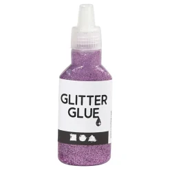 Glitterlim på Flaske