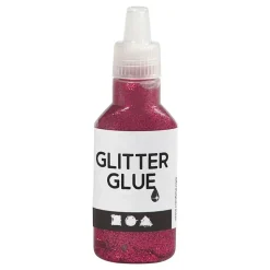 Glitterlim på Flaske