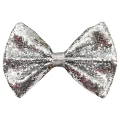 Glittersløyfe Sølv