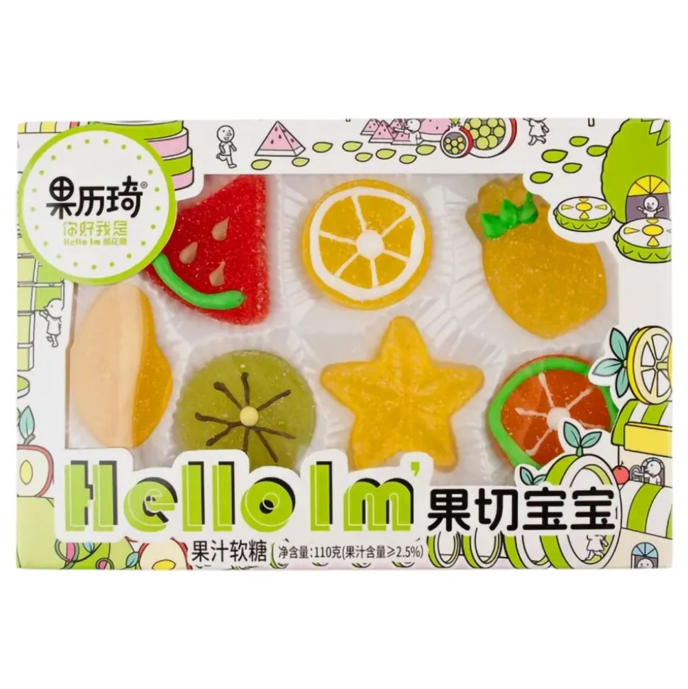 GLQ Marshmallow Hello Fruit Slice Shape
