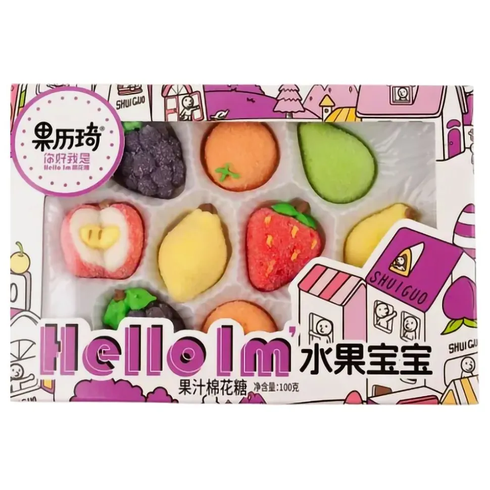 GLQ Marshmallow Hello Fruit Shape