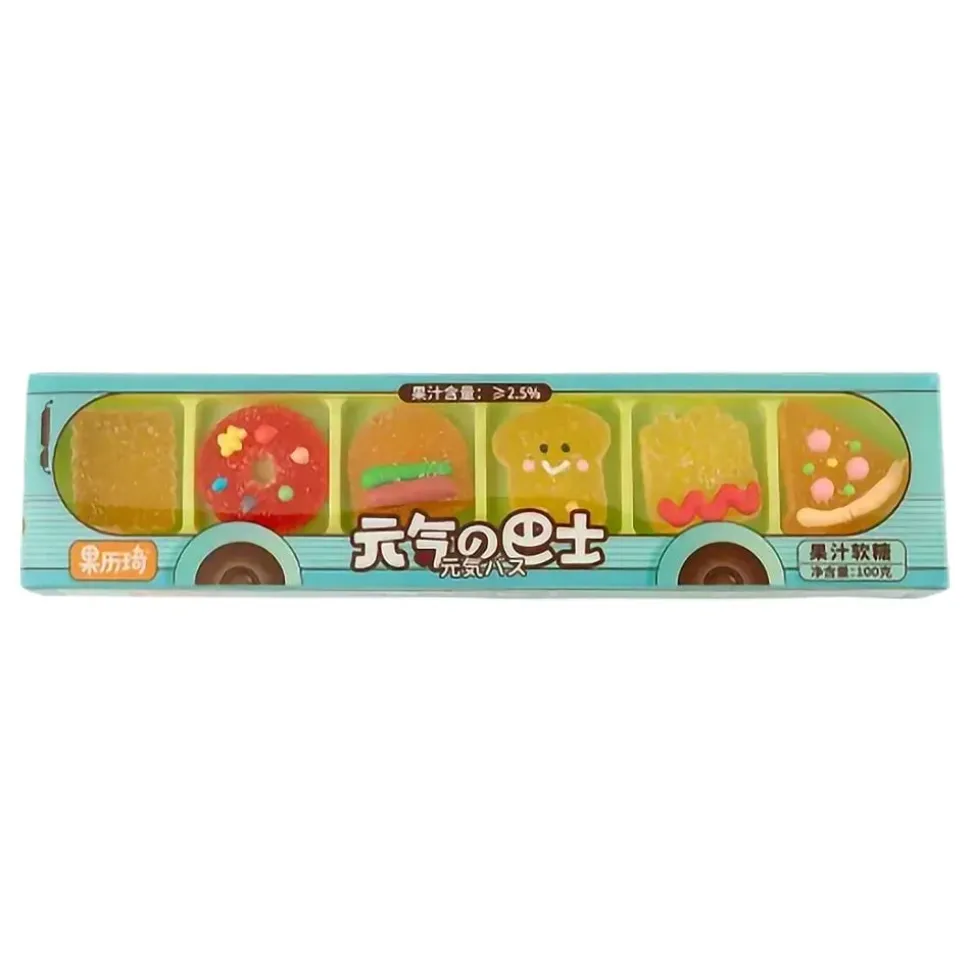 GLQ Marshmallow Vitality Cartoon in Bus