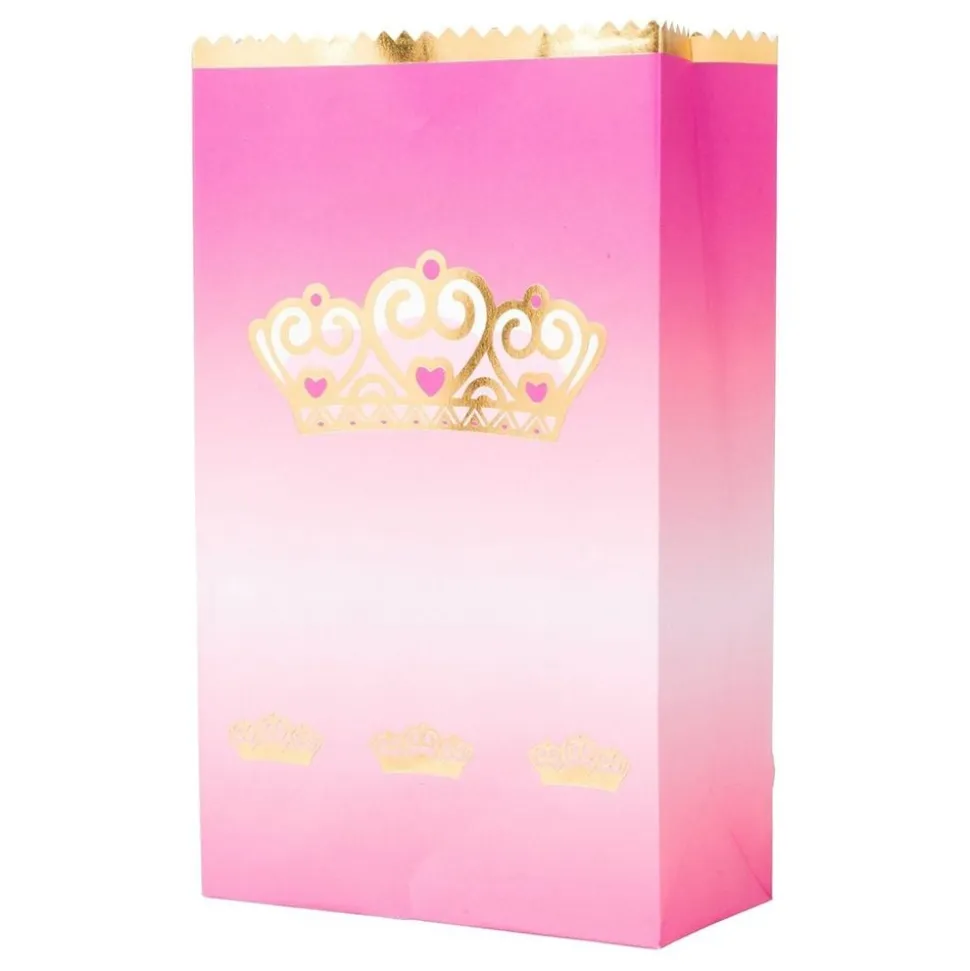 Godteriposer Prinsessekrone Rosa