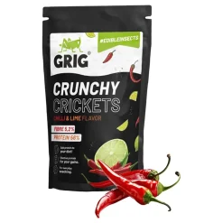 Grig Crunchy Crickets Chilli & Lime