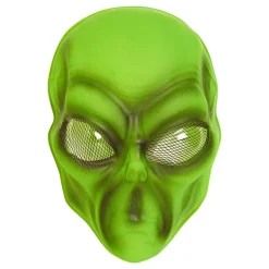 Grønn Alien Maske i Plast