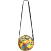 Gull Holografisk Rund Veske