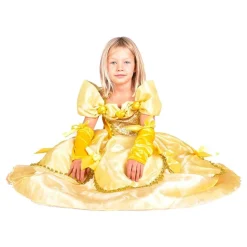 Gul Prinsessekjole Barn Kostyme