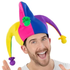 Gycklerhatt Regnbuefarget