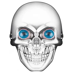 Halloweenmaske med godteri