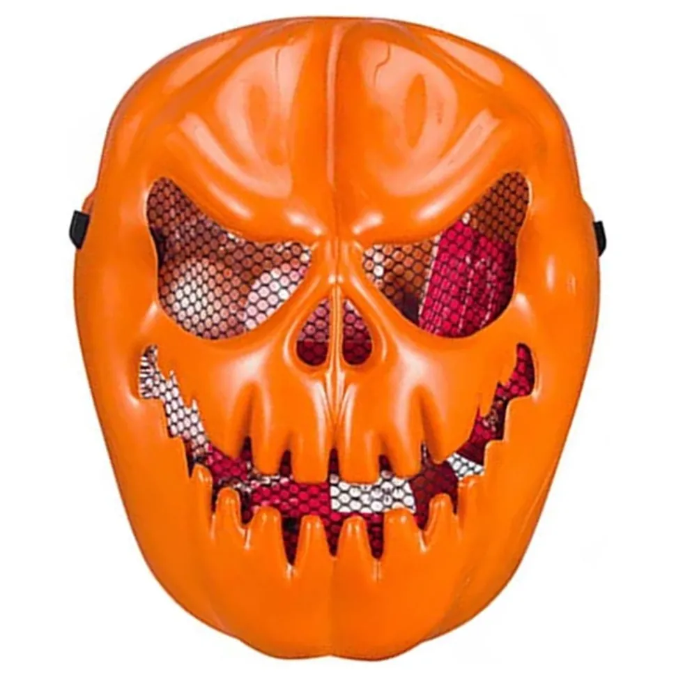 Halloweenmaske med godteri
